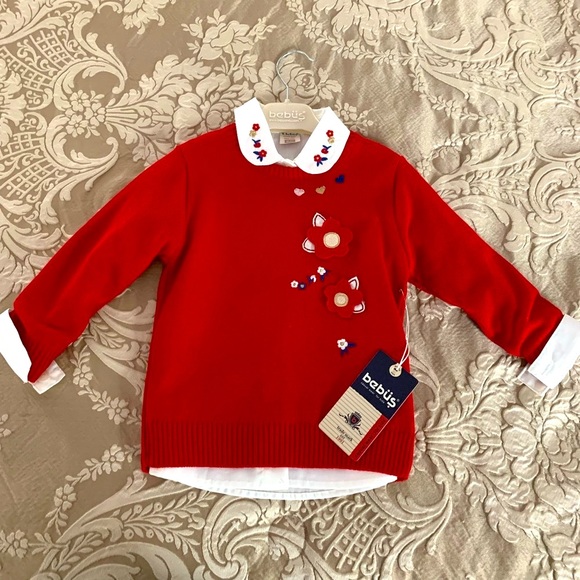 Toddler Girl Sweater/Shirt/jeans Combo - Picture 3 of 14